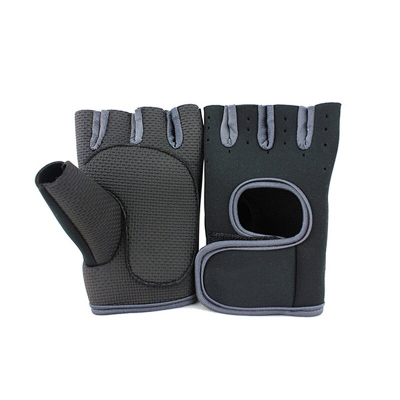 1 Pair Training Pols Handschoenen Gym Half Vinger Handschoenen Sport Fitness Oefening Handschoenen Anti-Slip Weerstand Gewichtheffen Handschoenen