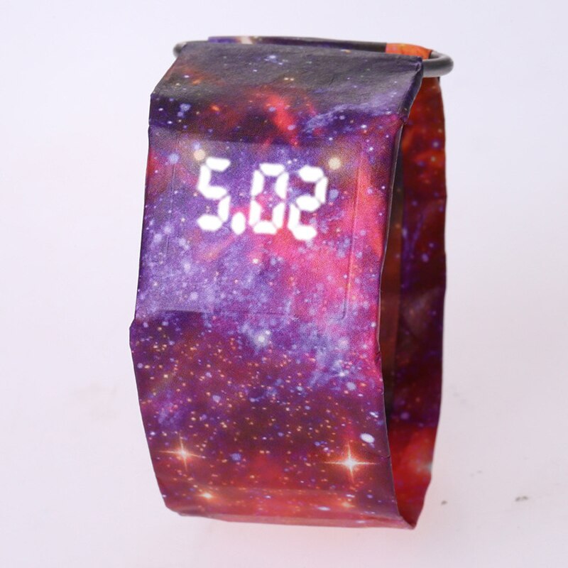 Kreative Papier Uhr LEDClock Tyvek Wasserdichte Zeitung Strap Digitale Uhren Sport Uhr Relogio Feminino Paar Uhr Unisex: 18