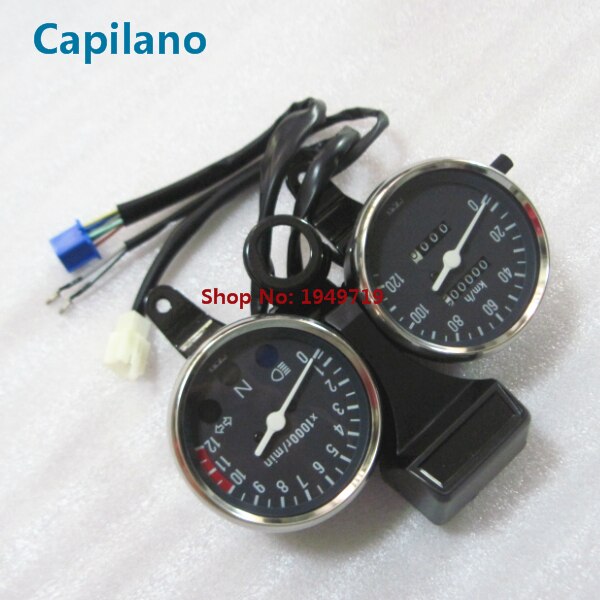 Compteur de vitesse de moto, compteur de vitesse GN125, indicateur de pièces, indicateur de vitesse pour Suzuki 125cc GN 125