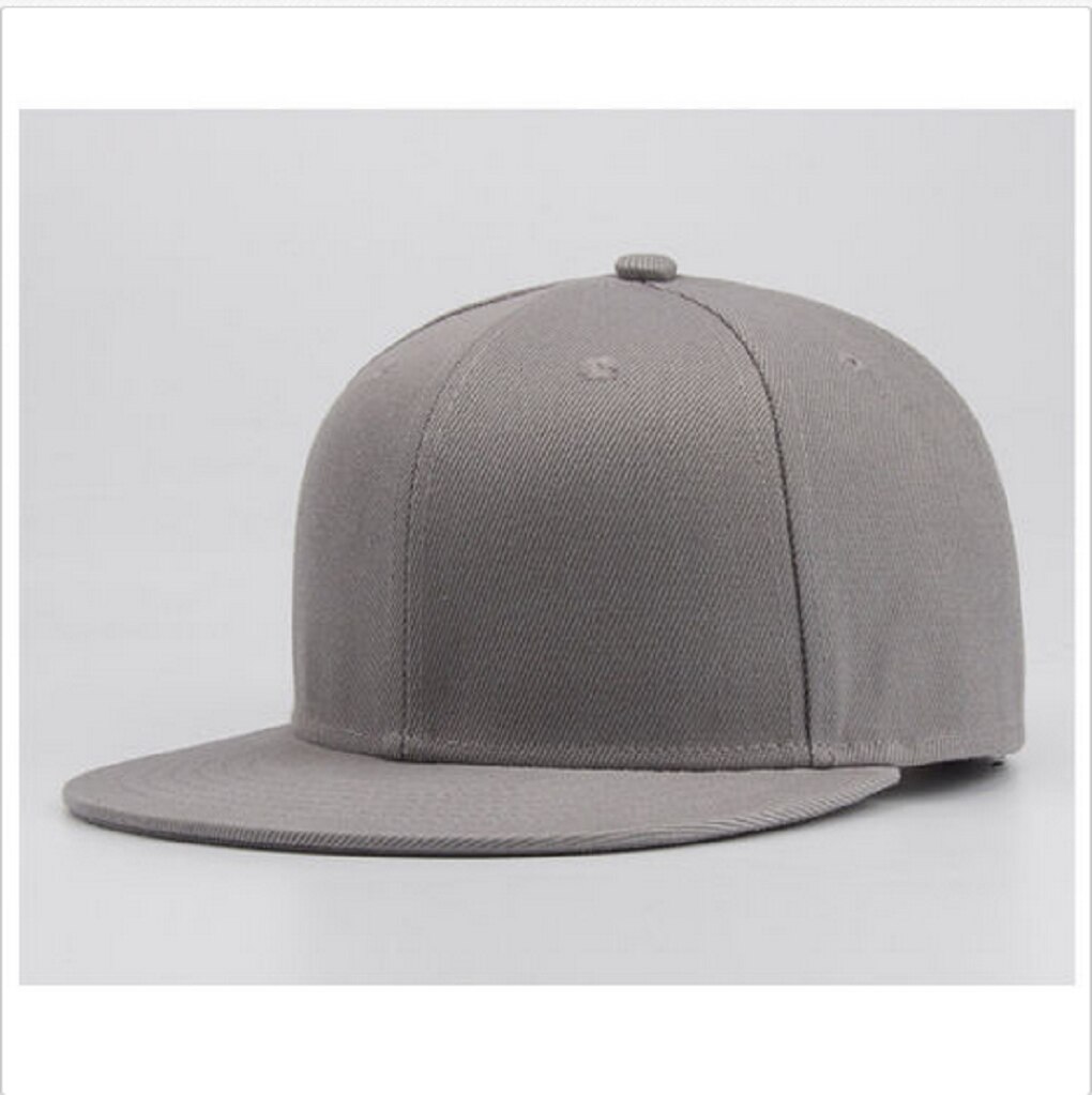 Gorra de béisbol deportiva para hombre y mujer, gorra de béisbol deportiva lisa en blanco con Cierre trasero, estilo Hip-Hop, ajustable,: D