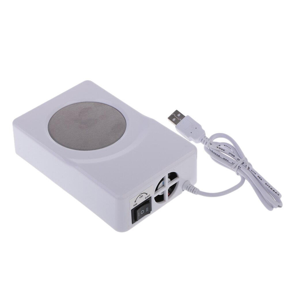 Portable Desk Warmer and Cooler Pad Milk Drink Food with USB Cord Home