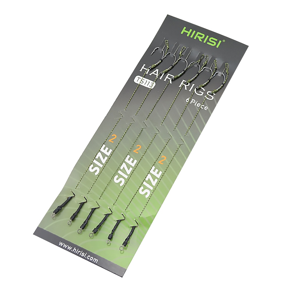 12 X Karpervissen Klaar Gemaakt Haak Link Gebonden Rigs Terminal Tackle