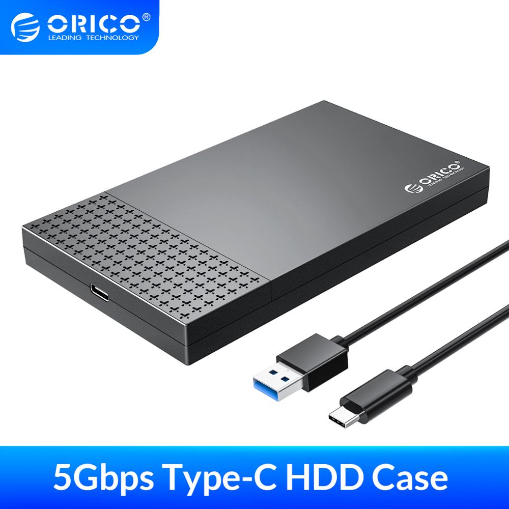 Orico Type-C USB3.1 Sata Naar Usb Hard Drive Behuizing Voor Ssd Hdd Ondersteuning Uasp 5Gbps Hd Externe harde Schijf Case