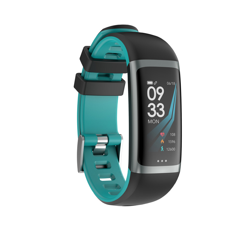 Teamyo G26 pulsera inteligente P67 a prueba de agua ritmo cardíaco presión arterial oxígeno pulsera de Fitness modo MULTI deporte pulsera inteligente: Blue