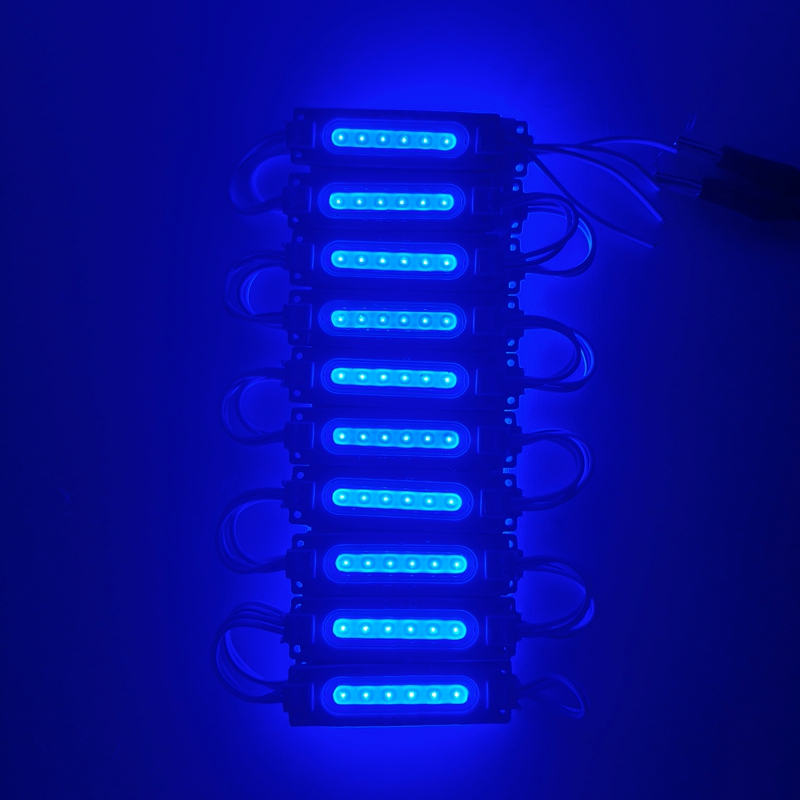 20pcs/lot Injection with Lens COB LED Module Waterproof LED Back Light Backlight for Sign Channel Letter DC12V 24V 2W IP68: Orange