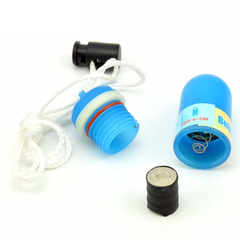 Diving Signal Lamp Underwater LED Light Flashlight Safety Gear with Lanyard