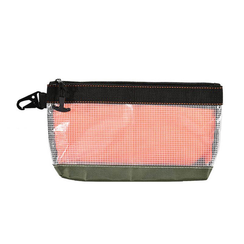 Bolsa de armazenamento à prova d'água, bolsa de ferramentas transparente de pvc, kit de hardware antiestático, bolsa de peças portátil, multifuncional, prática, bolsa de trabalho: Preto