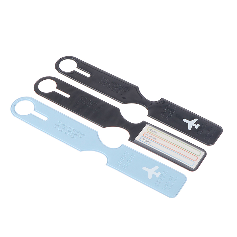 Leuke bagagelabelriemen Koffer Id Naam Adres Identificatielabels Bagagelabels Vliegtuig PVC-accessoires