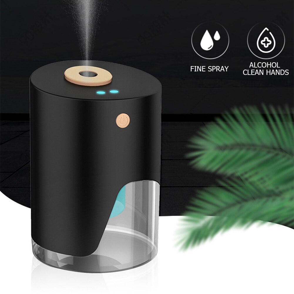 100ML automatyczny dozownik alkoholu bezdotykowa dezynfekcja dozownik rozpylacza USB ładowanie indukcja alkohol rozpylać Sanitizer