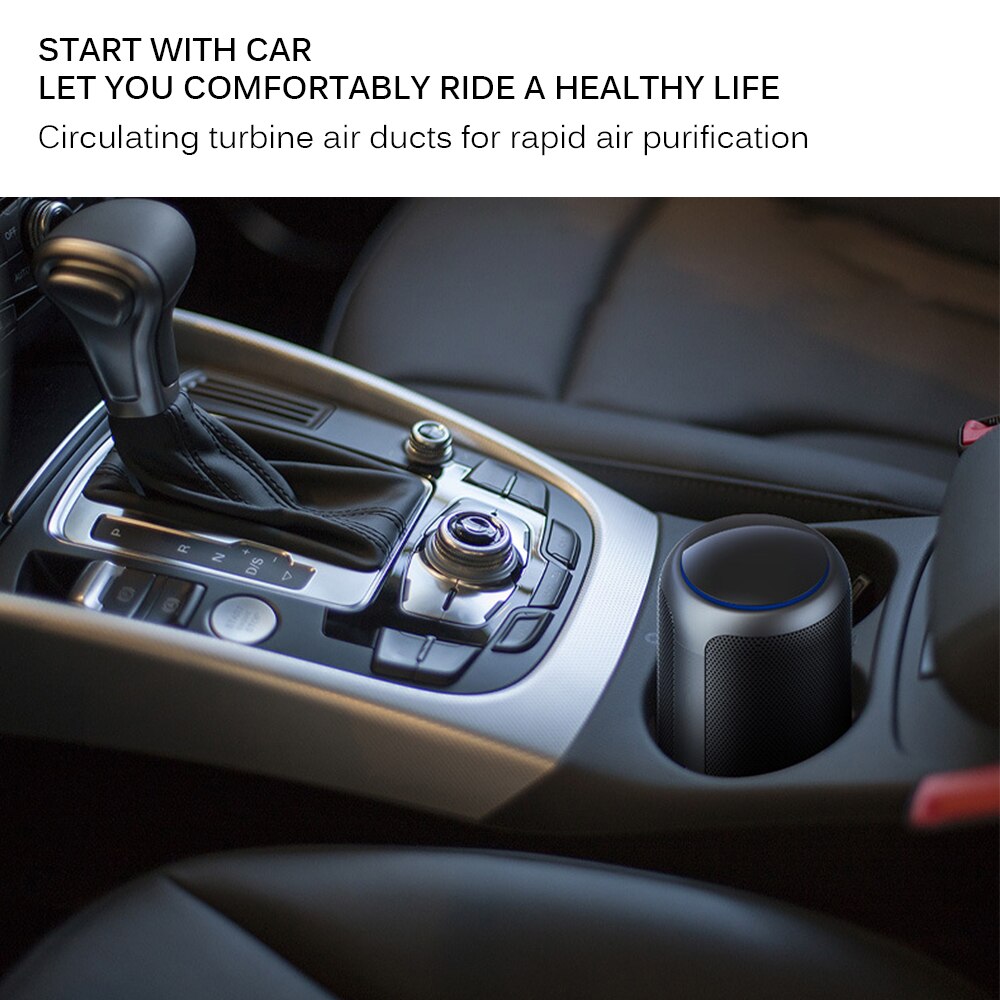 Car Air Cleaner Multi-Layer Composite Filter Purifiers For Smoke Dust Formaldehyde Auto Mini Portable Ionizer Car Air Purifier