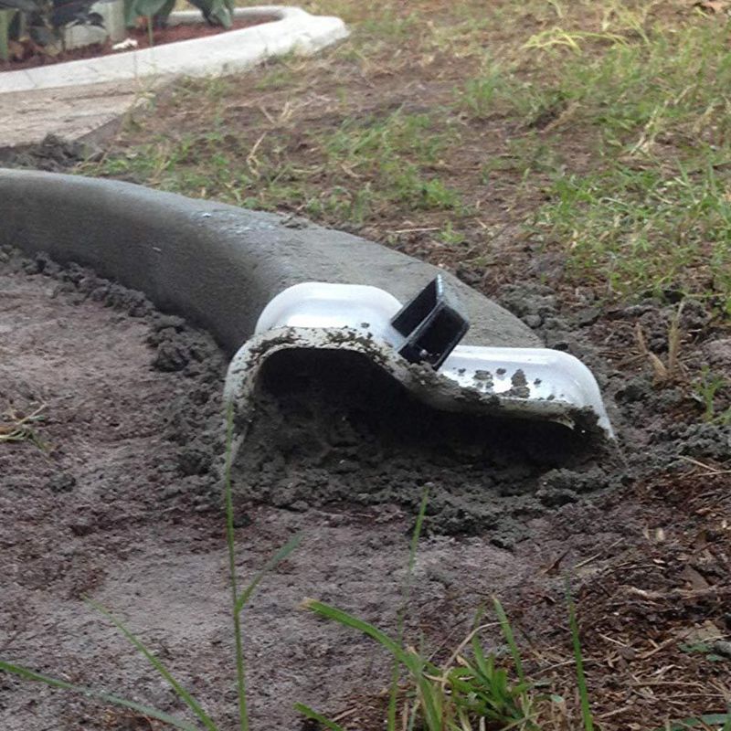 Truelle de béton de paysage de bricolage polyvalent avec le modèle de coupe-bordure de poignée faisant le plâtrage de coulis de plancher de tuile d'écrémage de forme