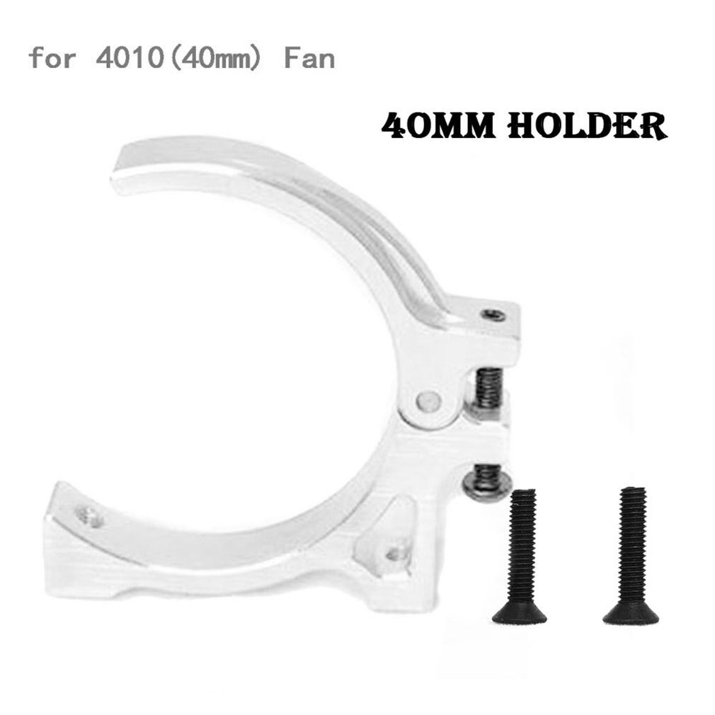 Rc motor køleventilator 40 x 40mm aluminiumsholder til 1/10 1/8 rc biler 4068 4082 4092 4074 4274 4268 børsteløs motor: Hvid 40cm