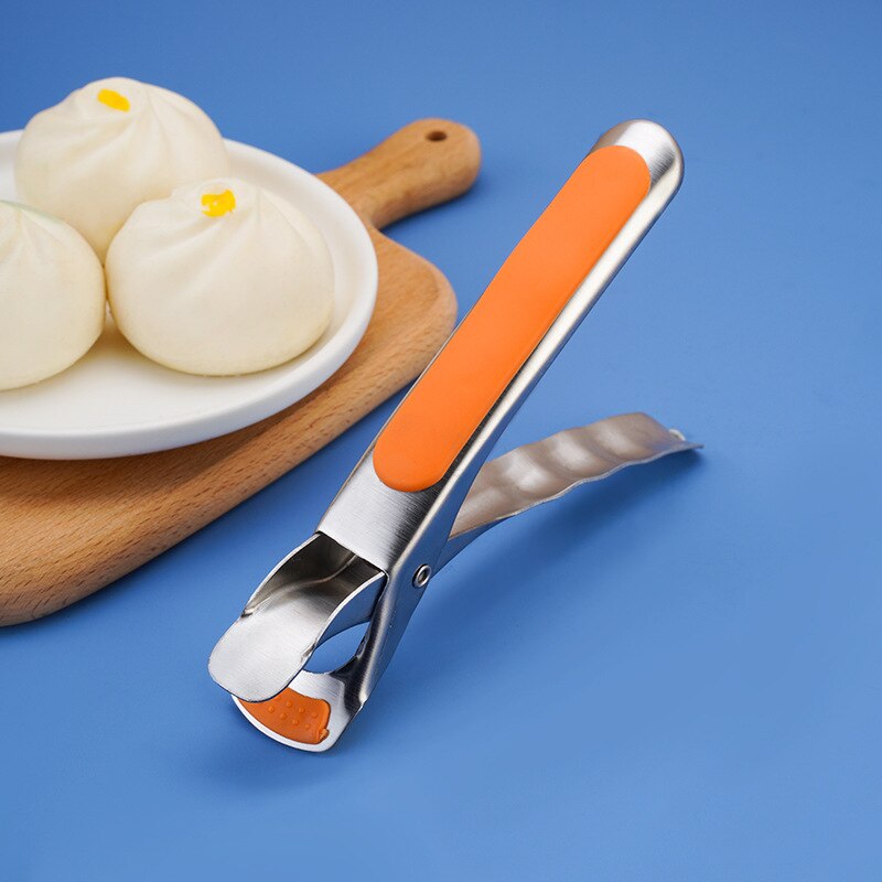 Stainless Steel Anti Scalding Clip Silica Gel Convenient Tray Lifting Device Household Kitchen Gadget Bowl Holder ZB788: color 5