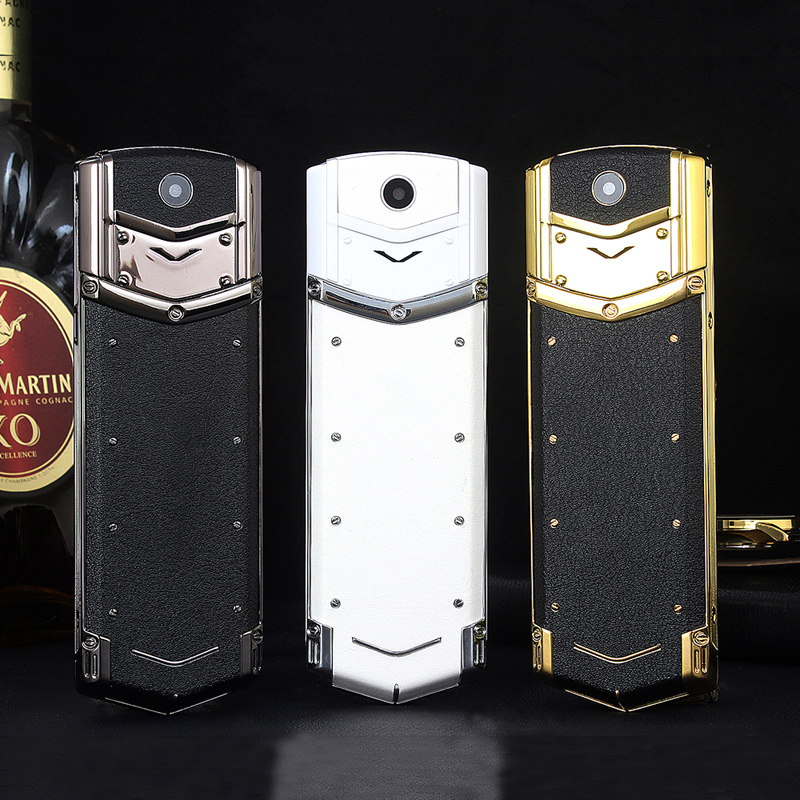 2g gsm ontgrendelingsbalk luxe bt-draaiknop metalen behuizing fm-camera handtekening senioren mobiele telefoon enkele sim goed signaal  k8+  russische sleutel