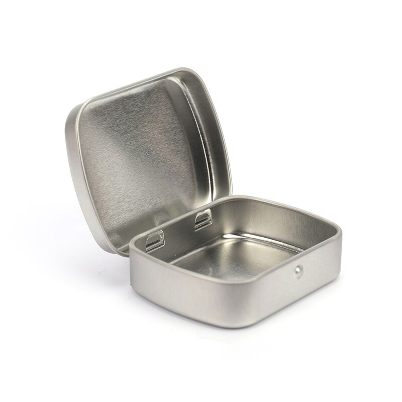 Tea Cans Square Metal Packaging Storage Box Case Small Tin Jars Food Chocolate Candy Sealed Boxes Party Box: 12