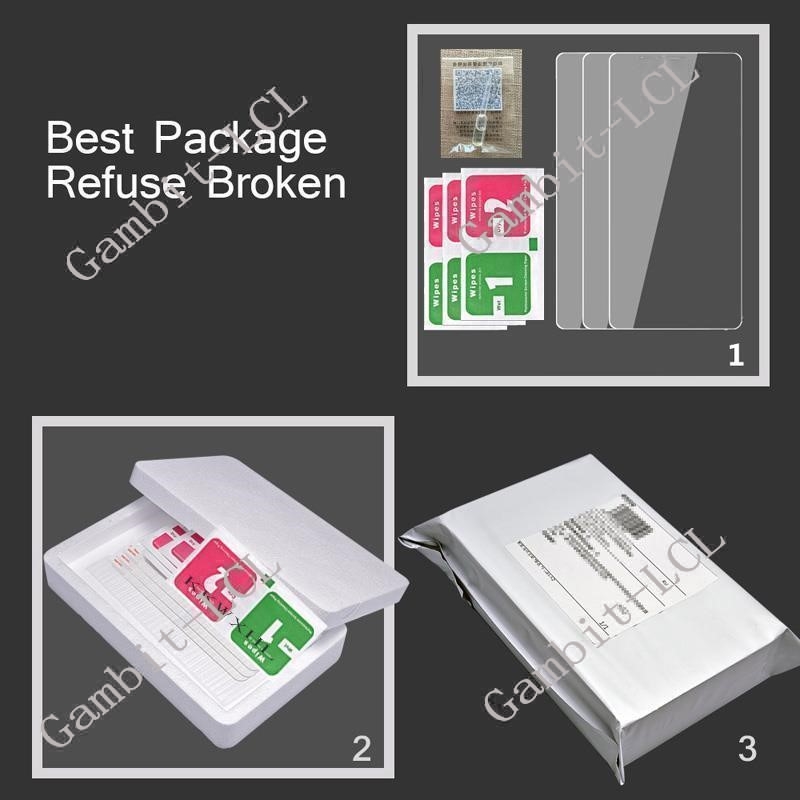 9h hd original härdat glas för fossibot  f109 6.75 " fossibotf 109 skärmskydd skyddsfilm