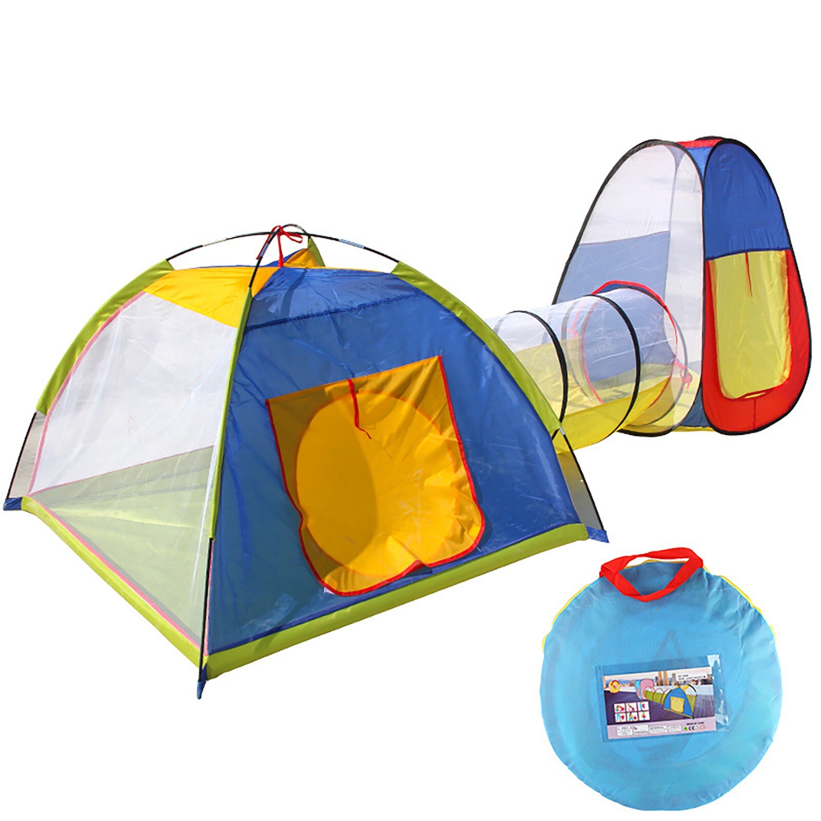 Kinder indoor und outdoor klettern ball pool drei stück rohr zelt Kind Tipi Zelt Große Baby Laufstall Kinder geburtstag: C