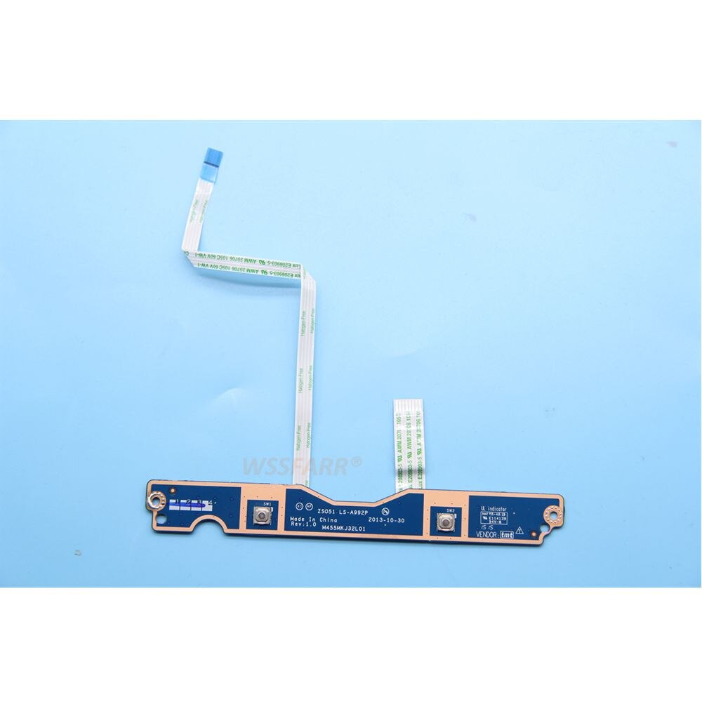 original for hp 15-G 15-R 15-R221tx 15-S touch board switch button board ZSO51 LS-A992P 749651-001 M455MKJ32L01