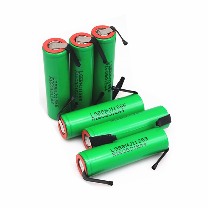 100 Original MJ1 3.7 v 3500mah 18650 Lithium Rechargeable Battery For