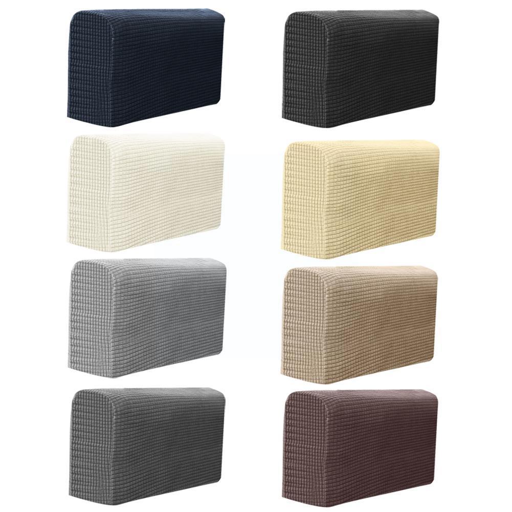 Afneembare En Wasbaar Bank Armsteun Elastische Beschermende Armsteun Armsteun Cover Sofa Polar Cover Cover Elastische Fleece C2h2