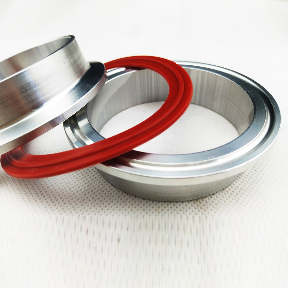 1.5-4.0 tum aluminium fläns bil avgasrör v band klämma o ring tätning legering v band fläns endast fläns