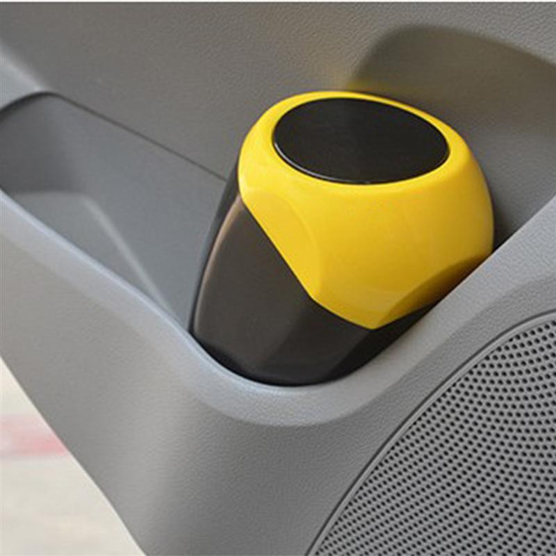 Durable Auto basura puede automotriz de almacenamiento de residuos Mini Oficina Auto vehículo basura