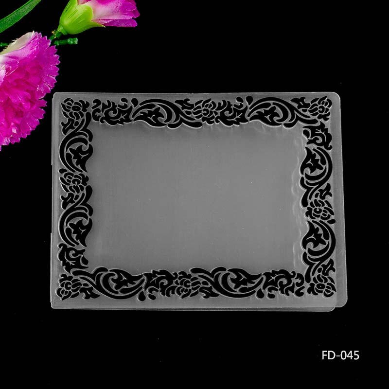 neue Blume Schmetterling Rahmen Textur Sammelalbum DIY Papier Schneiden Stirbt Scrapbooking Kunststoff Präge Ordner