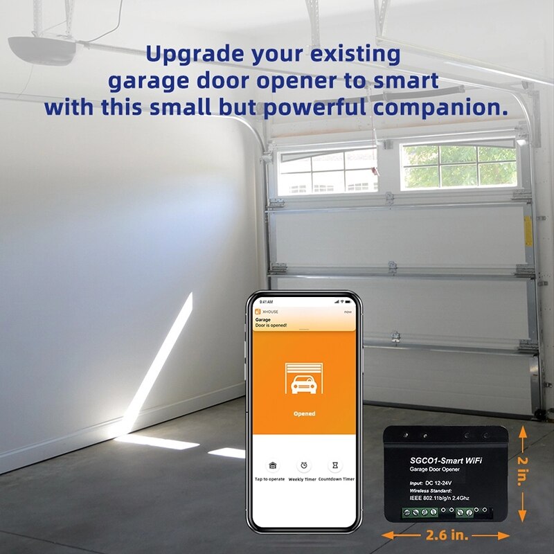 Newest Release Garage Door Opener Receiver Wifi Smart Receiver Use for Swing Sliding Gate Opener TX Car