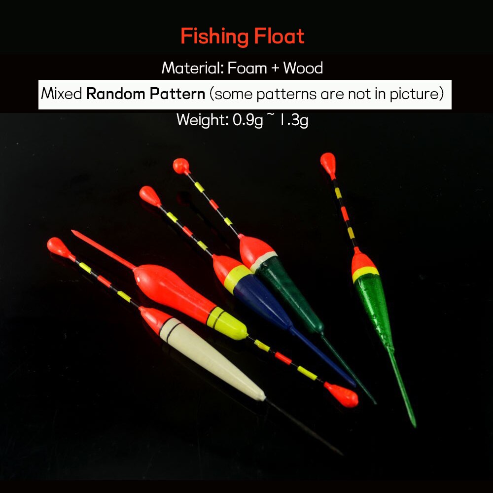 10PCS Mixed Color Fishing Float Buoy Bobber Pond F – Grandado