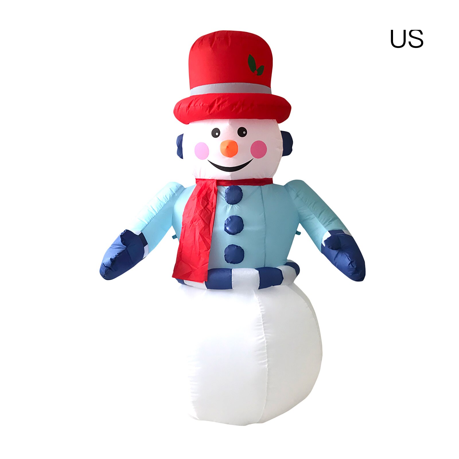 Indoor And Outdoor Courtyard Garden Christmas Decoration Lighted Bauble With LED Lights Christmas Decoration Santa Claus: Blue US