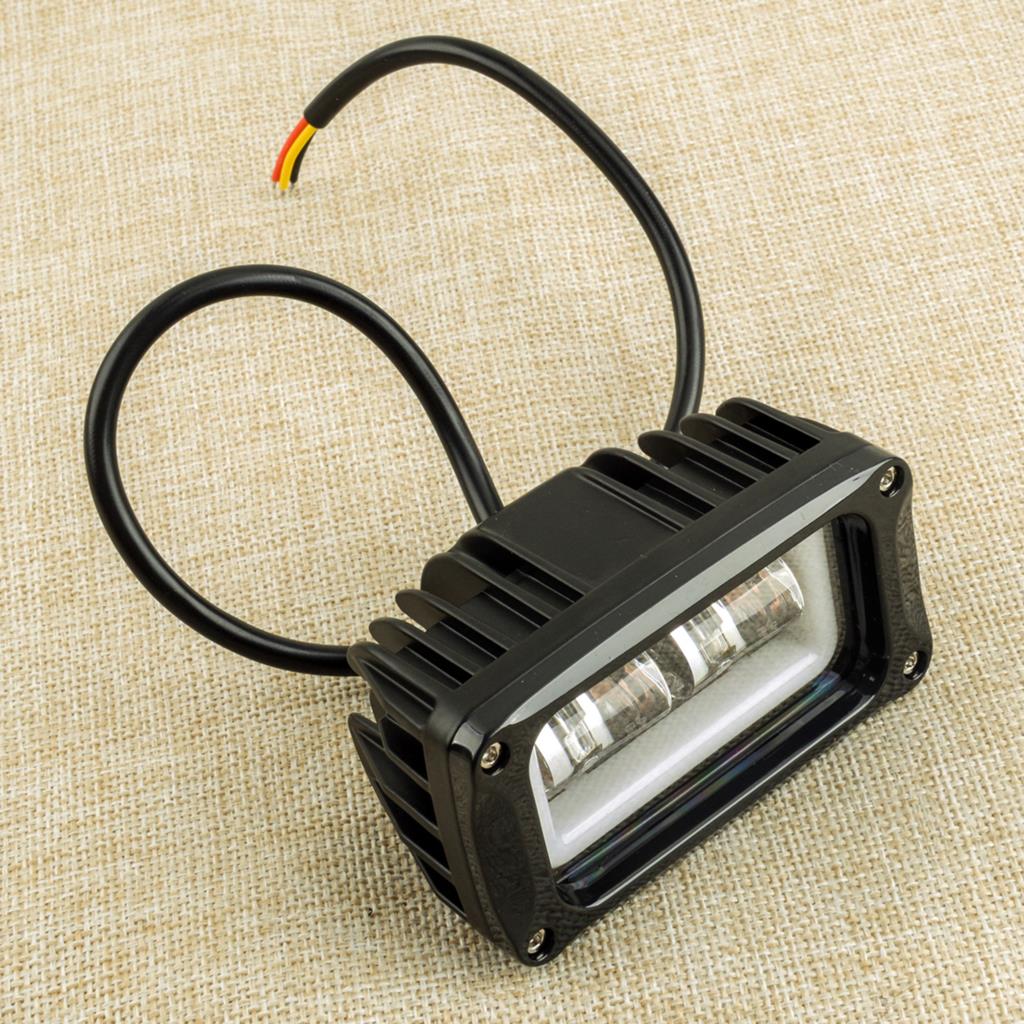 Luz LED de Ojos de Ángel para coche, lámpara de circulación diurna Universal para SUV, todoterreno, ATV, camiones, 4WD, CC 9-32V, 4 pulgadas