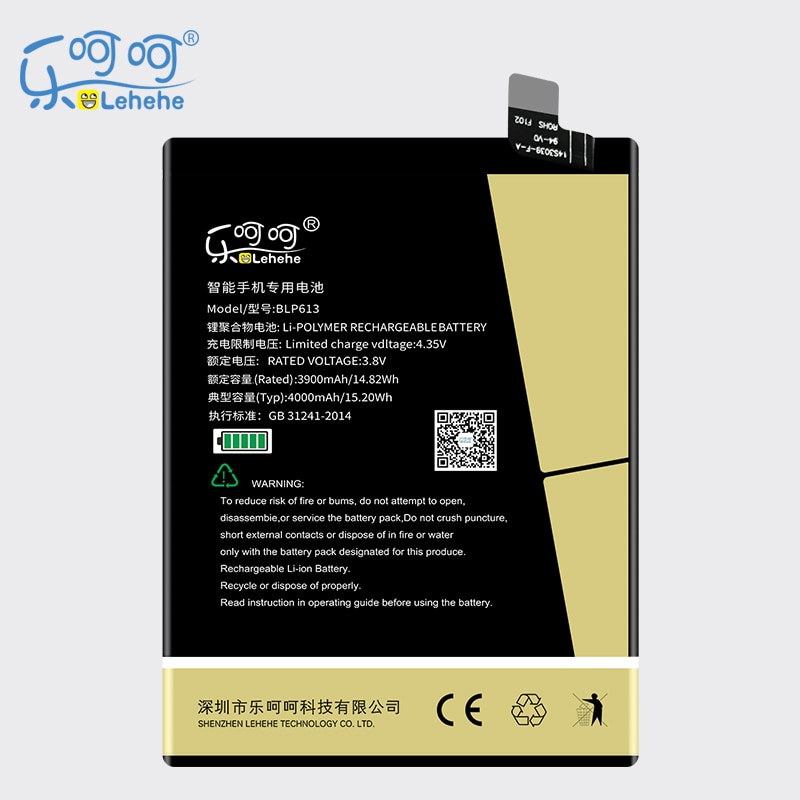 Lehehe BLP613 Batterij Voor Oneplus 3 Een Plus 3 Drie 4000 Mah Hoge Capaciteit Vervangende Batterij Met Gereedschap