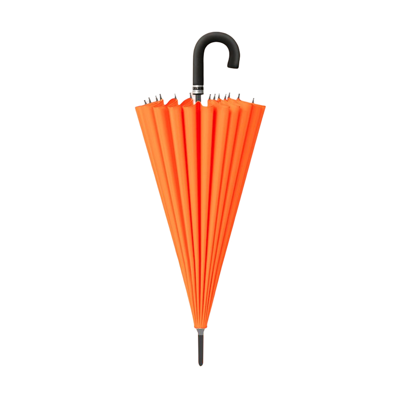 Paraguas Blooming In Water Paraguas grande con mango en forma de J de 24 pulgadas de estilo fresco Paraguas de golf con protección UV Paraguas de lluvia para todas las estaciones: Naranja