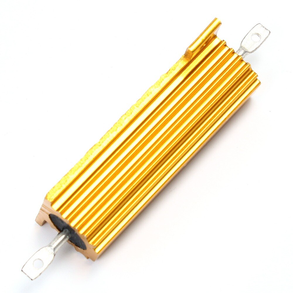 Rx24 1r 1 ohm 50w aluminium motstånd med hög effekt motstånd metallhölje kylfläns motstånd