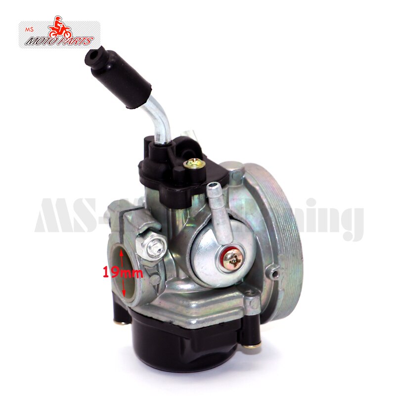 Cor mini dois tempos reequipado carburador do motor com filtro de ar para 49cc 50cc 60cc 66cc 80cc bicicleta motorizada: Carburetor