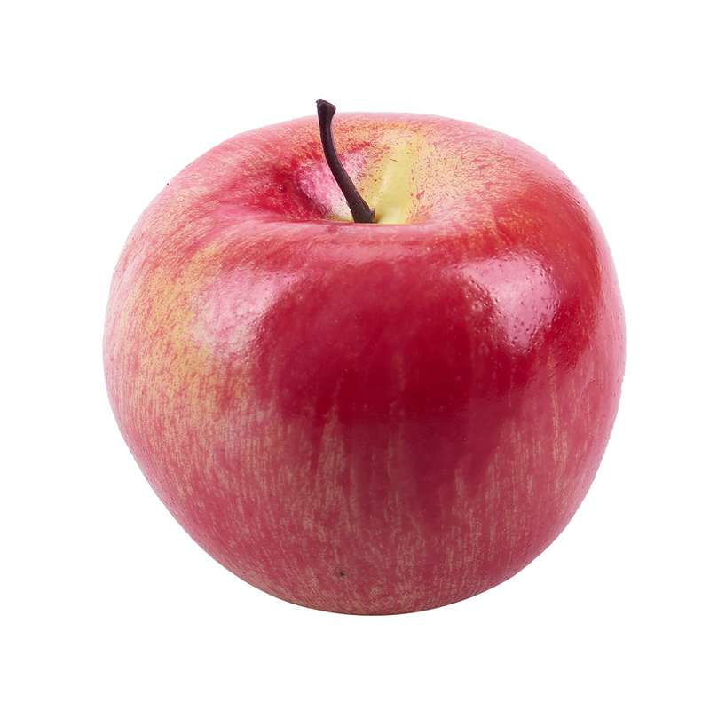 4 grote kunstmatige rode appels, decoratief fruit van best artificial
