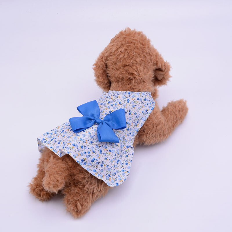 Jupe de chien à nœuds pour chiens | printemps et été, jupe fleurie à la , vêtements pour chiens, vêtements pour chiots de ,