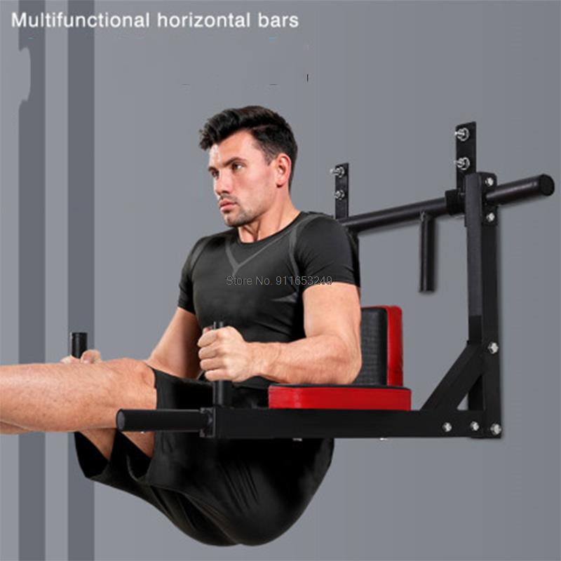 Station Traction dips Multifonctions, Pull up Fitness Barre de traction ajustable Banc de Musculation Power Tower