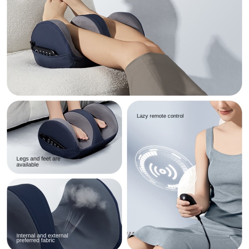 Verwarming Kneden Kalf Voet Massager Machine Oplaadbaar Been Ontspanning Apparaat met Controle voor Thuis Spiervermoeidheid Verlichting