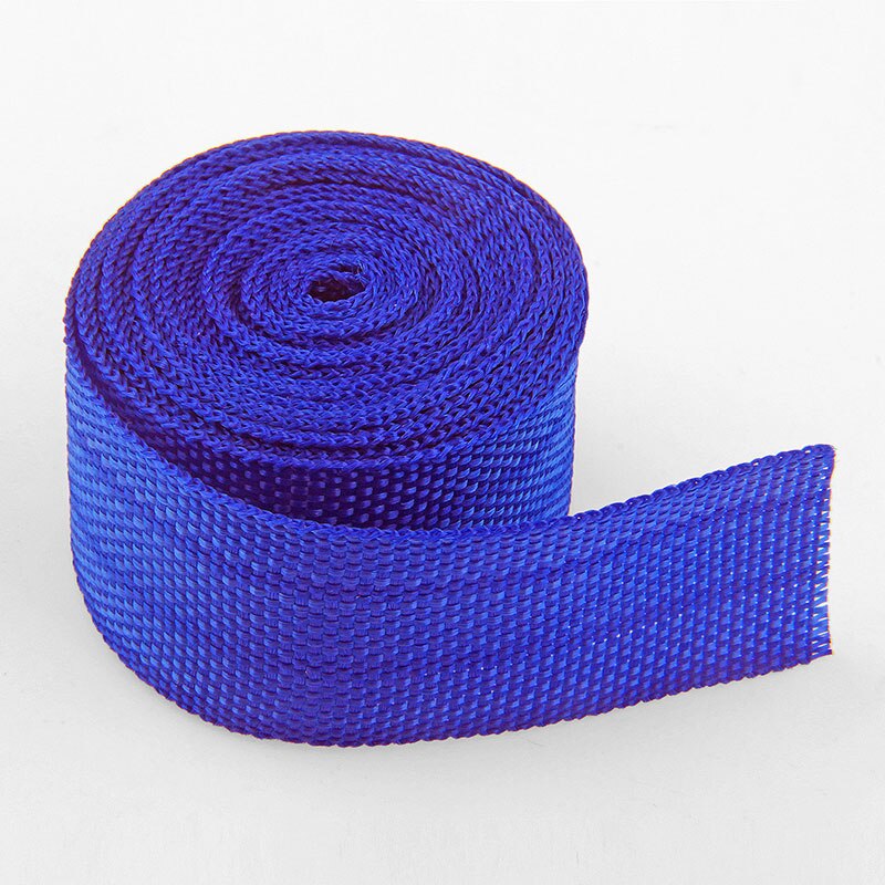 Sangles en PP fines pour sac à dos, 70 Yards/Lot, 23mm, ruban d&#39;emballage pour animal de compagnie, 15 couleurs, noir, blanc, rouge, bleu, vert, jaune, violet: 16 Dark blue 23mm