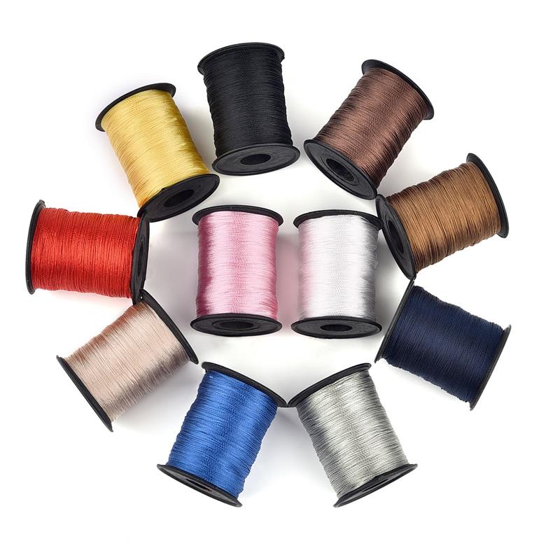 150Meter 0.25mm Nylon Cords/String 3 Strands DIY Bead Crafts Bracelet Necklace Handmade Thread Leather Sewing Machine Thread
