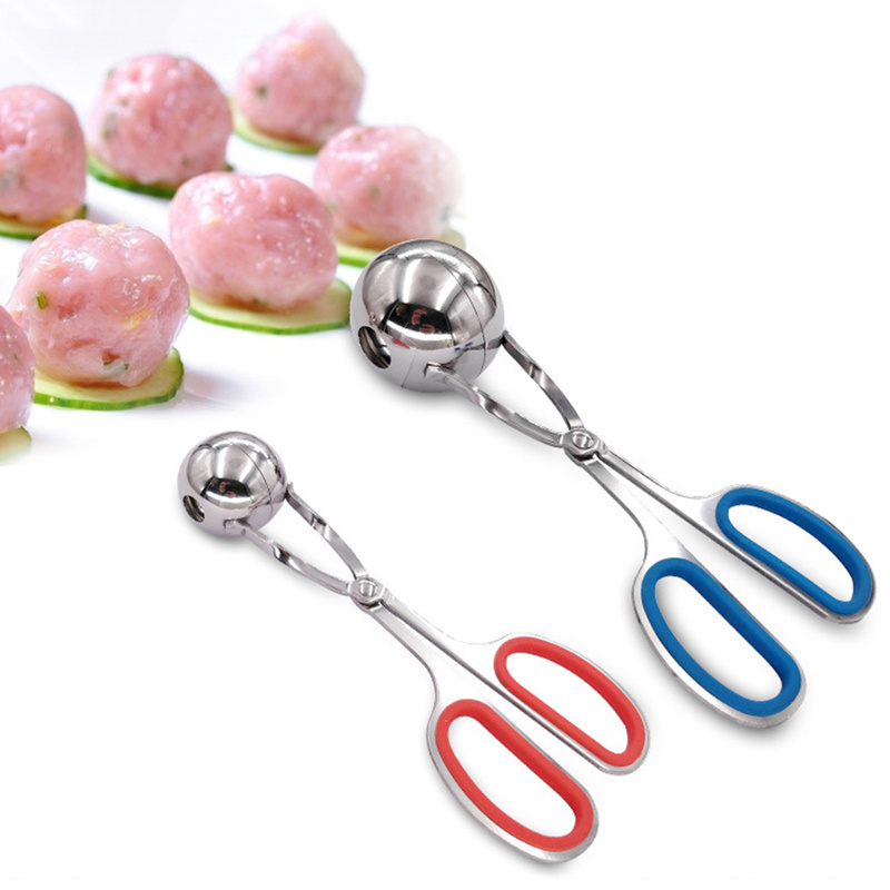 Praktische Gehaktballen clip Rvs Non-sticky Rijst Ballen Gehaktballen Maker Clip Mold Keuken Tool Accessoires Gadgets