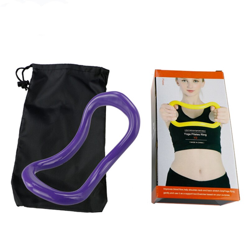 Yoga cirkel utrustning yoga ring pp yoga cirklar pilates yoga loop body workout magic hoop träningsring för hemmagympa träning