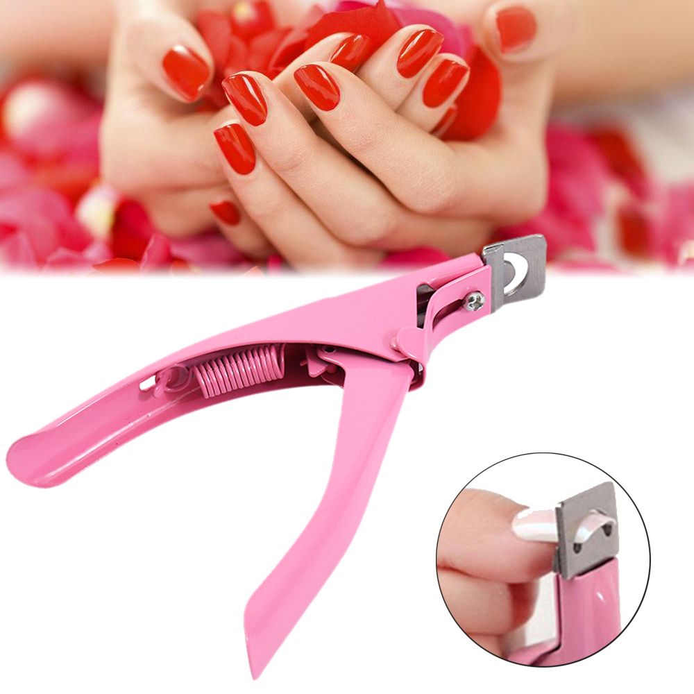 Professionele Nail Art Clipper Speciaal Type U Woord Valse Tips Edge Snijders Manicure Clipper Cutter Uv Gel Valse Nagel Tips tool