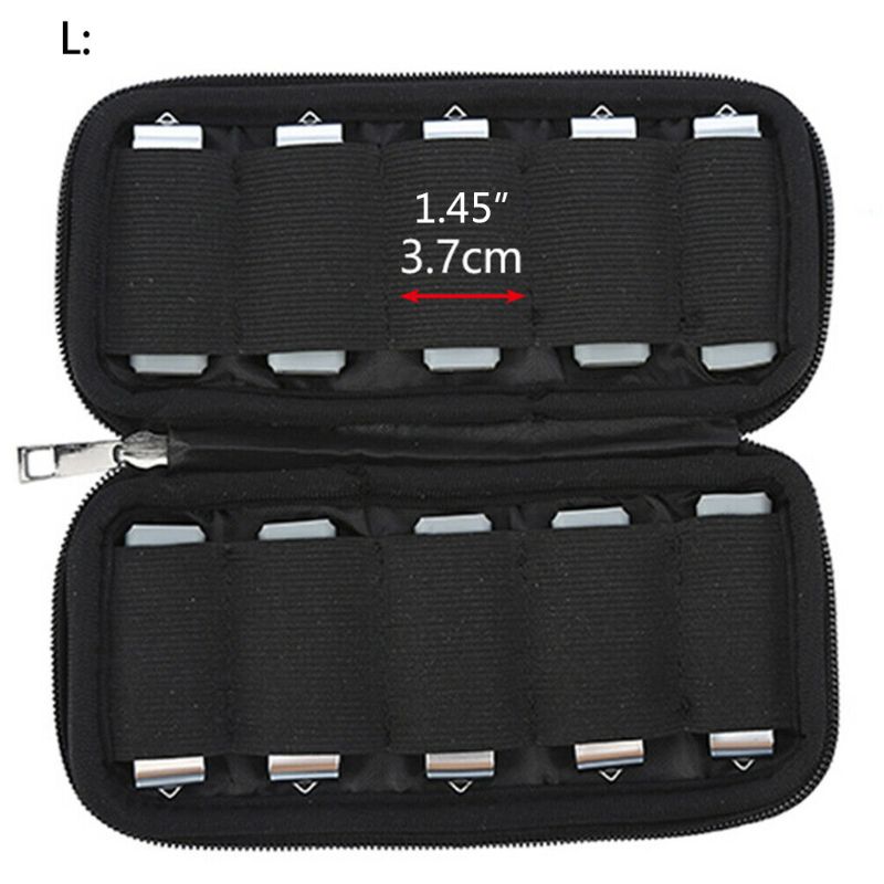 U Disk Holder-estuche organizador de unidad Flash USB, bolsa de almacenamiento anticaída S/M/L, bolsa de almacenamiento protectora a prueba de polvo a prueba de golpes para viajes: L