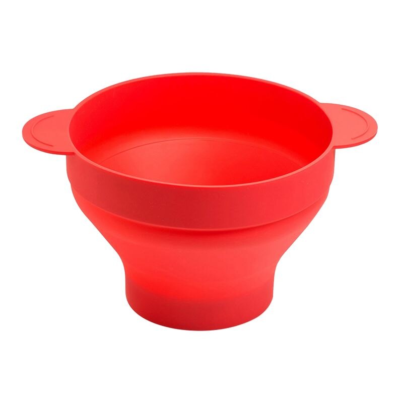 DIY Popcorn Bucket Bowl Maker With Lid Collapsible Norbi Microwave Air Popcorn Bowl Kitchen Easy Tools Silicone: C