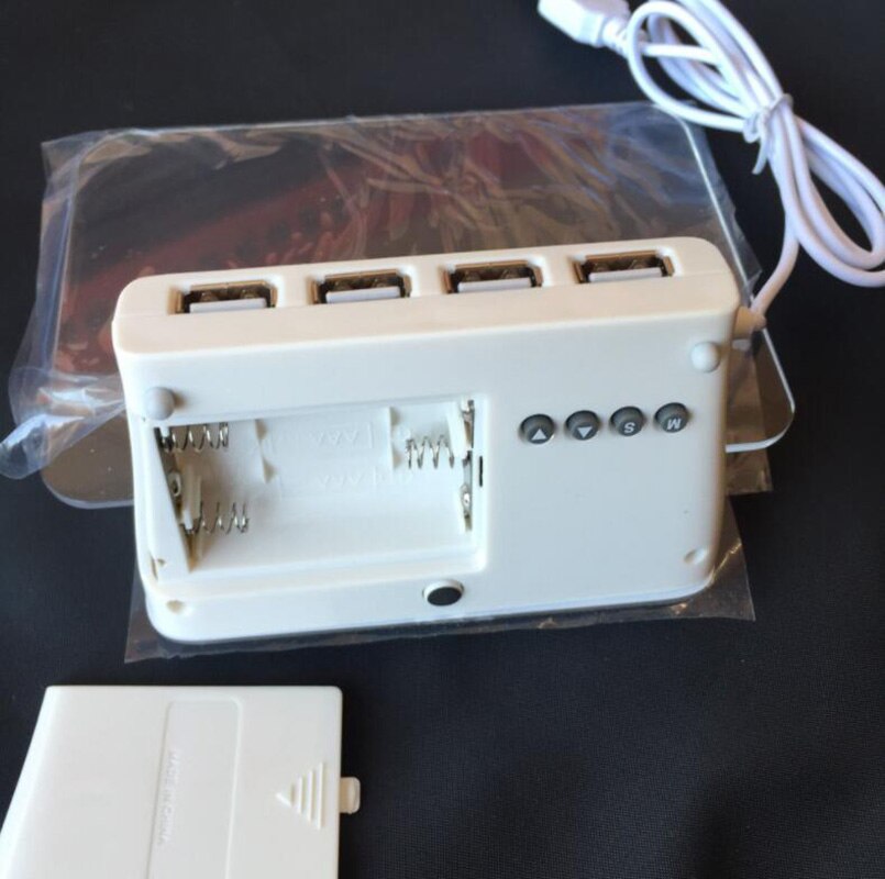 Creativity LED Leave A Message Alarm Clock Student Couple Birthday Valentine Desktop 4 USB Powered Clocks Table Home Decor