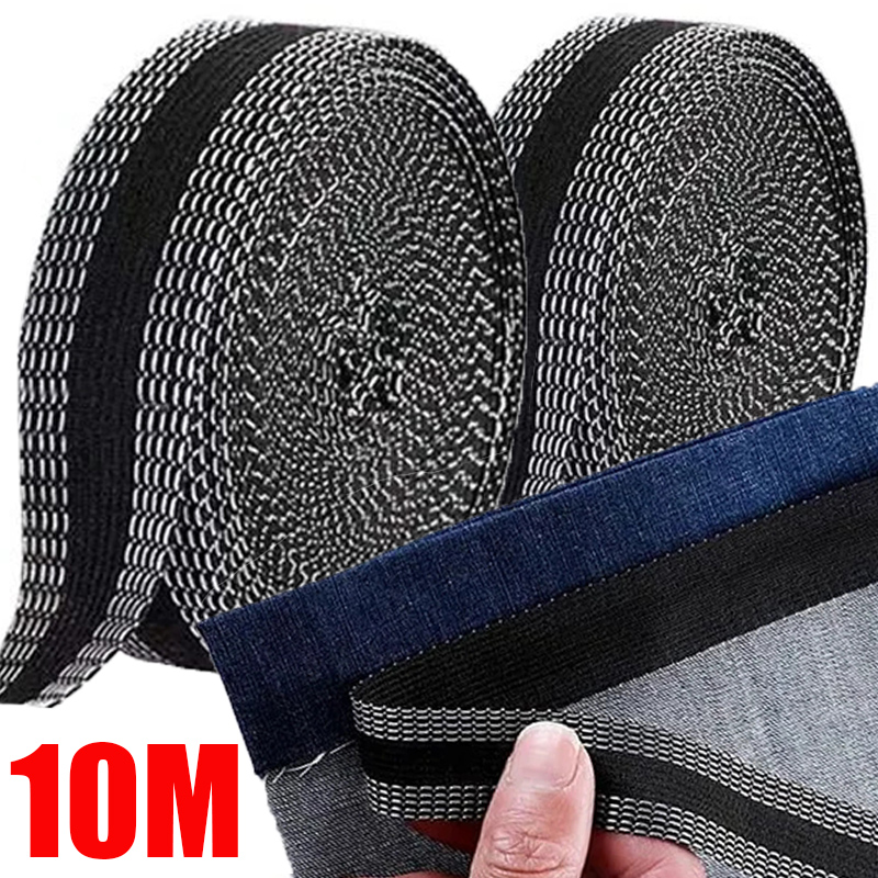 10/1M Zelfklevende Tape voor Broek Rand Reparatie Jean Kleding Verkorten Lengte DIY Naaien Stof Reparatie Plakken zoom Tape voor Broek