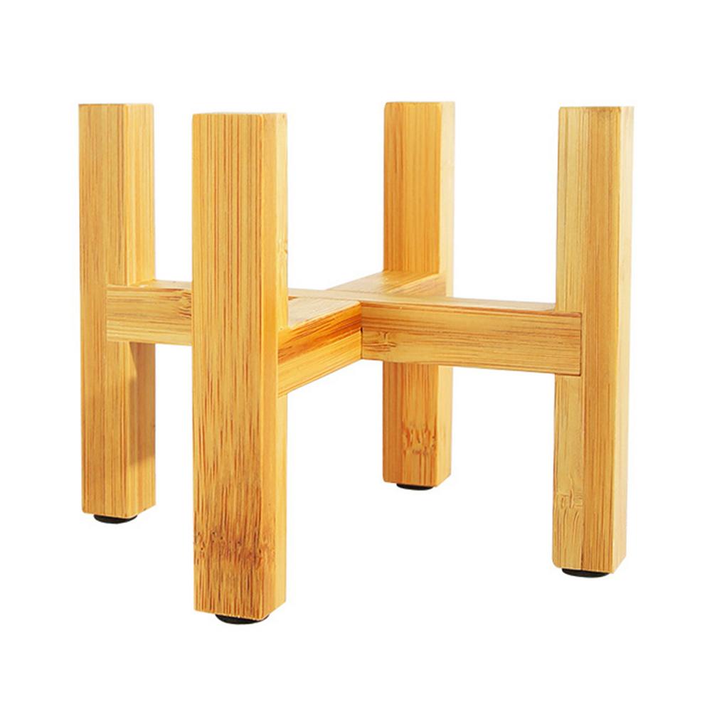 Houten Stand Bloempot Houder Kruk Hoge Kruk Balkon Succulent Ronde Plank voor Indoor Outdoor