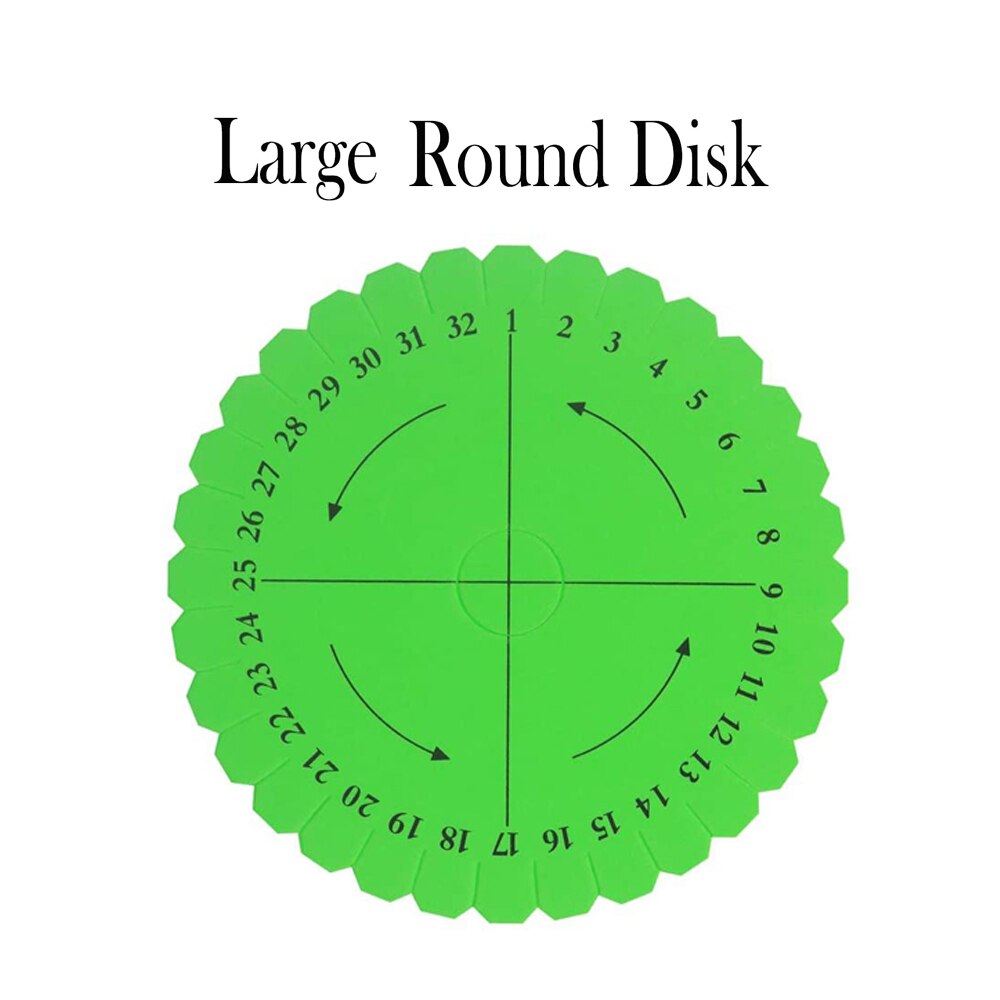Braiding Disk Round Square Kumihimo Beading Cord Disc Braiding Braided Plate DIY Bracelet Loom Weaving Board Craft Tools: No10